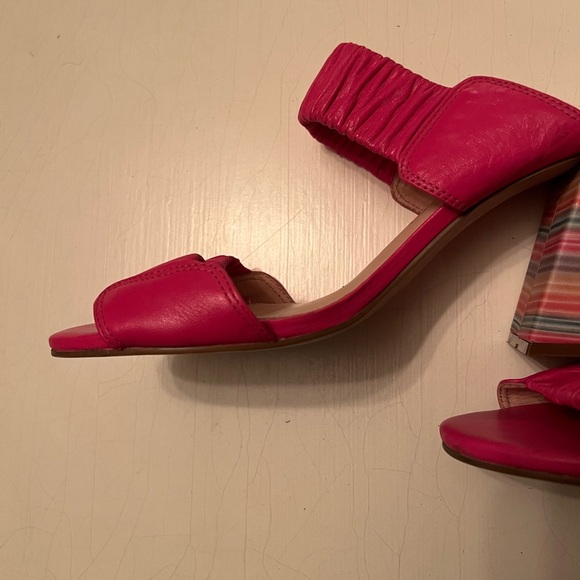 Anthropologie Capelli Rossi Striped Heels size 40 - Picture 5 of 12